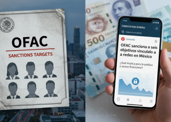 OFAC sanciona a seis objetivos vinculados a redes en México: qué implica para la política y el acceso financiero