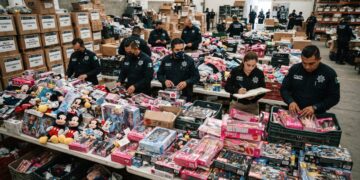 Golpe a la piratería en el centro del país: aseguran 31 mil productos de marcas como Disney y Barbie
